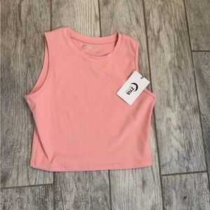 NWT ZYIA Soft Pink Cropped Tank